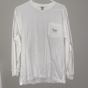 Pink white sparkle shirt